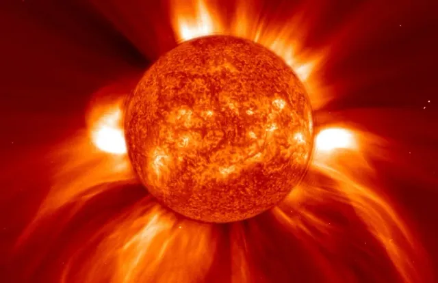 Coronal mass ejection from the sun, a potential EMP source